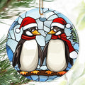 Christmas Ornament, Two Penguins Ornament, Christmas Decorations for Tree, Heirloom Keepsake, Gift Idea