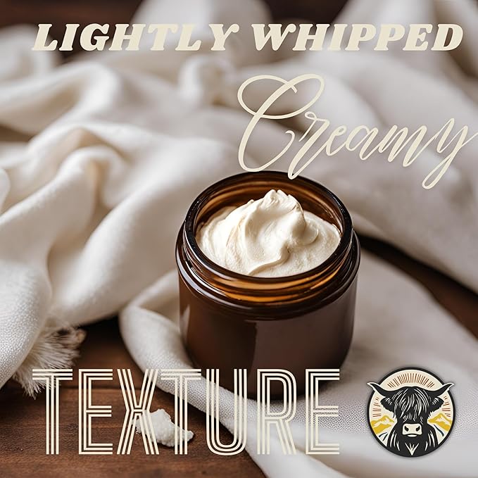 Tallow And Tale Grass-Fed & Finished Organic Tallow Cream | Face & Body Moisturizer | For Sensitive, Dry & Irritated Skin (4 OZ, Backwood Wilds - Pine, Fir Needle, Frankincense & Rosemary)