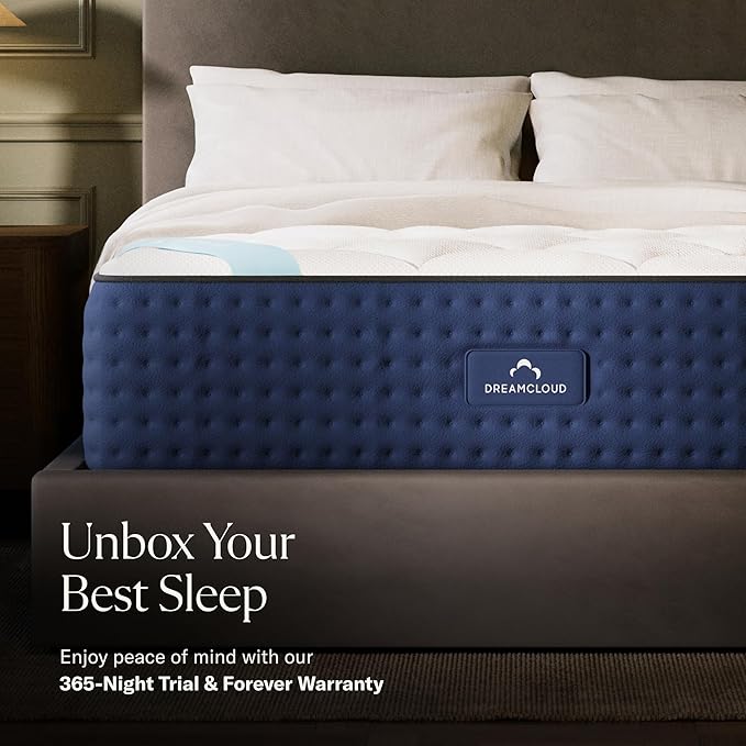 Premier 13" Twin Mattress - Luxury Hybrid Memory Foam - 365 Night Trial - Premium Pressure-Relieving Layers - Forever Warranty - Mattress in a Box - CertiPUR-US Certified