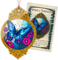 Christmas Ornament 2025 - Butterfly Gifts for Women, Christian Cross Christmas Ornament, Religious Christmas Ornaments, Beautiful Butterfly Ornaments for Christmas Tree