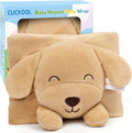 Baby Colic and Gas Relief, Heated Tummy Wrap for Newborns Belly Relief by Soothing Warmth, Baby Heating Pad Swaddling Belt Relief & Soothe Gas, Colic and Upset Stomach for Newborns to Toddler (Puppy)
