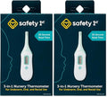 Safety 1st 3-in-1 Thermometer | Nursery | Analog | Pack of 2