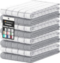 Homaxy Premium Cotton Kitchen Towels 16"x 28", Large Natural Ring Spun 390 GSM