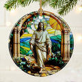 Jesus Ornament | Christian Christmas Ornaments, Religious Christmas Decorations, Hanging Ornaments for Tree | Christian Home Decor | Christian Gift, Religious Gift, Lord Jesus Gifts for Easter