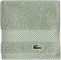 Lacoste Heritage 100% Supima Cotton Wash Cloth, Premium Super Soft Bath Towel