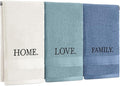 3 Pcs Home Love Family Decorative Hand Towels