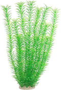 Aquarium Plastic Plants Large, Artificial Plastic Long Fish Tank Plants Decoration Ornaments Safe for All Fish 21 Inches Tall (J67 Grenn)