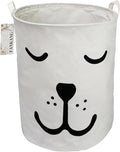 FANKANG Storage Basket, Nursery Hamper Canvas Laundry Basket Foldable