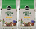 Miracle-Gro Indoor Potting Mix, Blended for a Variety of Houseplants, Feeds for up to 6 Months, 16 qt., 2-Pack
