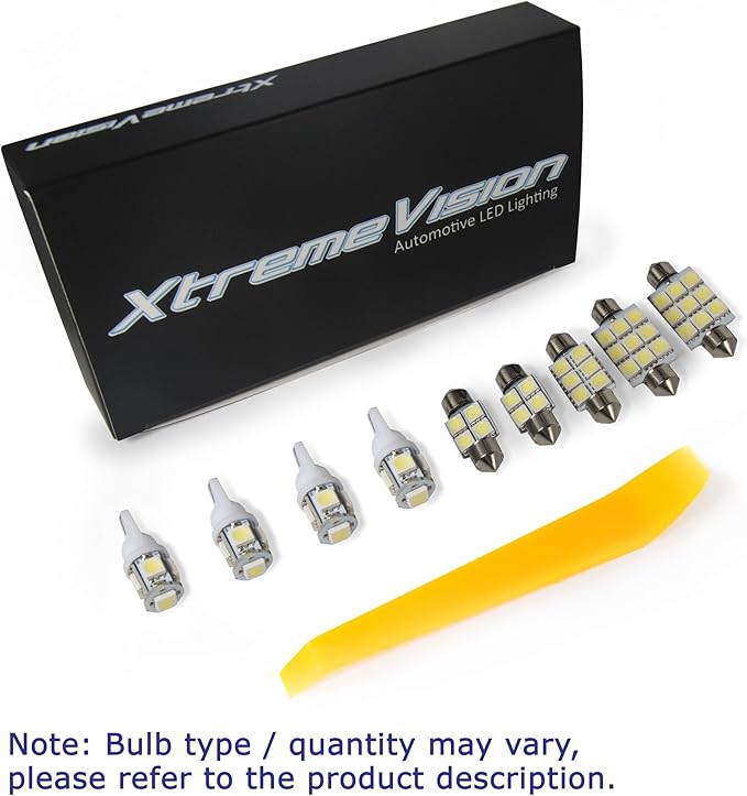 XtremeVision Interior LED for Acura MDX 2001-2006 (14 Pieces) Cool White Interior LED Kit + Installation Tool