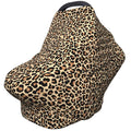 Leopard Print Baby Car Seat Cover, Multi Use Stroller Cover, Leopard Baby Stuff
