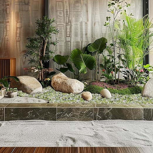 2.5 lbs Jade Pebbles for Indoor Plants, Decorative Pebbles for Bamboo, Vase, 3/8" Plant Gravel for Pots Indoor, Highly Polished Small River Rocks