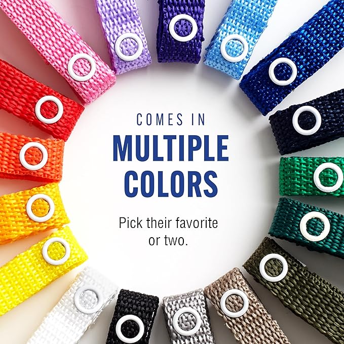 Baby Buddy Secure-a-Toy, Adjustable Pacifier and Teether Strap for Stroller, Highchair, and Car Seat, Black Tan, 2 Pack