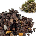 Organic Orchid Potting Mix, Mixture of Perlite, Pine Bark, Volcanic Rock, Coconut Coir, Pine Needle Soil, and 7 Other Components+Orchid Sphagnum Moss (1 QT)