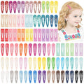 CÉLLOT 96 Pieces 2 Inch Snap Hair Clips No Slip Metal Hair Clip Barrettes for Girls Toddlers Kids Women