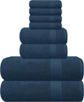 GLAMBURG Ultra Soft 8-Piece Towel Set