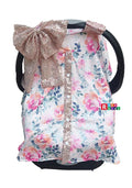 Rosy Kids Infant Carseat Canopy Cover 1pc Wind Proof Baby Car Seat Cover, Sunshade Cover, Fits Any Model, Color25OR02