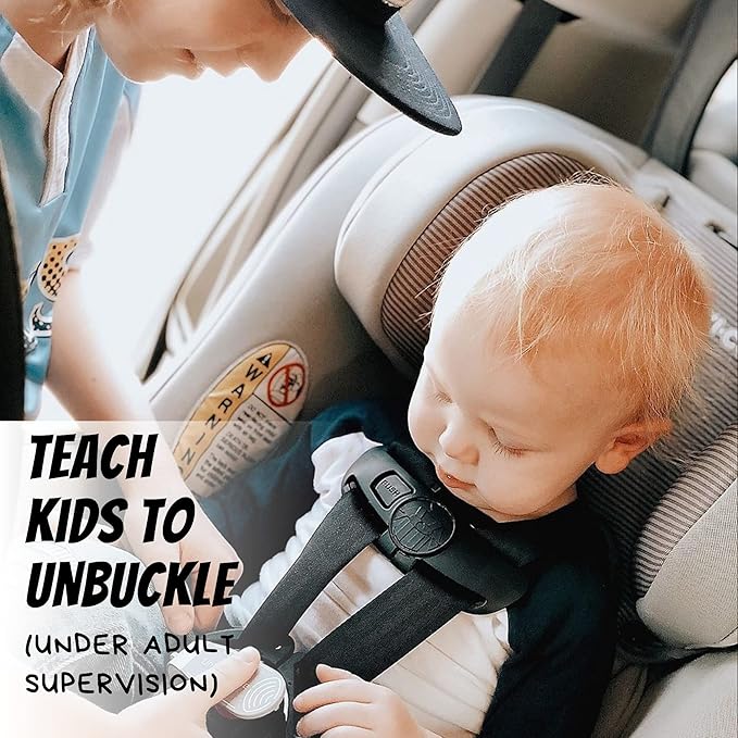UnbuckleMe Car Seat Buckle Release Tool - Pink & Gray 2 Pack - Buy one for Each Car or Give One to a Friend