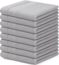 Homaxy 100% Cotton Dish Cloths, 8 Pack