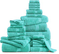 LANE LINEN 24 PCs 100% Cotton Bath Towels Set