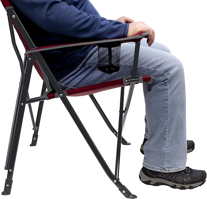 GCI Outdoor Sunshade Comfort Pro Chair, Cinnamon Red