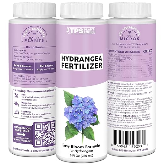 Hydrangea Fertilizer for Acid Loving Plants, Liquid Plant Food, 1 Gallon (128 oz)