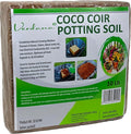 Verdana Coco Coir Potting Soil Brick – 10 Lb - Peat Moss Alternative for Potting Mix, Raised Bed Soil, Organic Gardening & Seed Starting - Compressed Coconut Fiber Block Expands to 18 Gallons