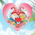 Gnome Wind Spinners Outdoor, Gnome Gifts for Women Men Wife Mom Dad Husband, Hanging Wind Spinners for Christmas Thanksgiving, 12 inch Outdoor Indoor Hanging Ornament for Garden Porch Lawn