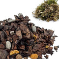 Organic Orchid Potting Mix, Mixture of Perlite, Pine Bark, Volcanic Rock, Coconut Coir, Pine Needle Soil, and 7 Other Components+Orchid Sphagnum Moss (3 QT)