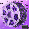 kemooie 500 LED Purple Christmas Lights, 164 FT 8 Lighting Mode Plug in Waterproof Christmas Lights Outdoor, for Birthday Christmas Wedding Party Garden Balcony Decor (Purple)