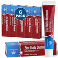 Zinc Oxide Ointment for Adults and Babies - Pack of 6, 1 oz Diaper Rash Ointment - Skin Protectant for Diaper Rashes, Cuts, and Burns