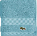 Lacoste Heritage 100% Supima Cotton Wash Cloth, Premium Super Soft Bath Towel
