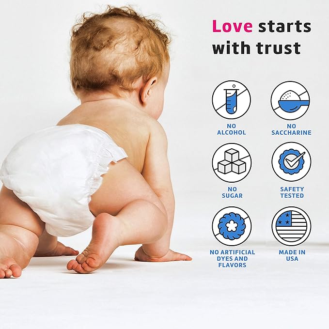 De la Cruz Baby Diaper Rash Cream with Zinc Oxide - Maximum Strength Baby Healing Ointment to Help Soothe, Heal and Prevent Diaper Rash - 3.4 OZ
