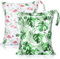 Shappy 2 Pcs Large Travel Laundry Bag Washable Waterproof Wet Dry Large Dirty