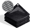 50% Shade Cloth for Garden, Customizing Outdoor Sun Shade Netting with Reinforced Grommets, Pergola Shade Cover Mesh Tarp for Plants Patio Greenhouse Chicken Coop, 7x12 FT, Black