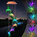JOBOSI Hummingbird Solar Decor Gifts, Hummingbird Wind Chimes, Gifts for Mom, Women, Grandma, Garden Lawn Yard Decor,