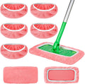 5 Pack Reusable Microfiber Mop Pads Compatible