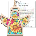 Angel Ornaments for Christmas Tree - Guardian Angel Suncatcher with Card for Tree Decorations - Sympathy Gifts for Loss of Loved One, Christmas Ornaments 2025, Sun Catchers for Home Decor