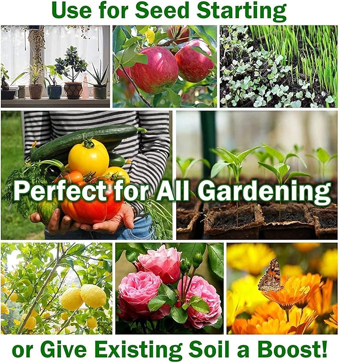 WONDER SOIL | 250 Organic Seed Starter Pellets | Ready to Plant Seed Starting Soil Loaded with Pre-Mixed Nutrients | Fast Germination | Indoor or Outdoor | 250 Count