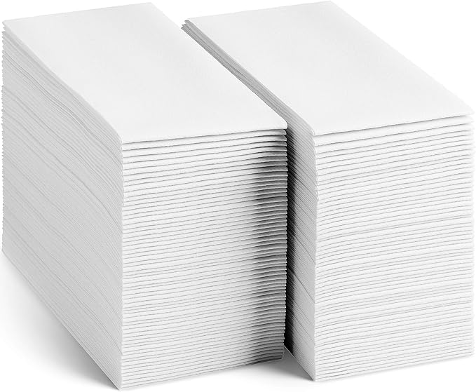 100-Pack Servietto Disposable Linen-Feel Guest Towels