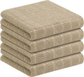 Homaxy 100% Cotton Terry Kitchen Towels, Checkered Designed, Soft and Super