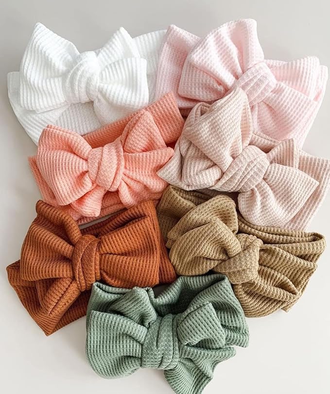 Baby Girl Headbands Nylon Bow Hair Accessories for Newborn Infants Toddlers (Y09, FZ)