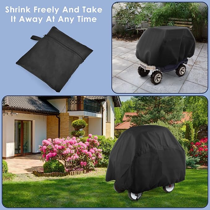 ERKOON Kids Ride On Car Cover Waterproof, Waterproof Cover for Cozy Coupe Cozy Truck Ride-On Car, for Outdoor Sunproof, Dust, Snow(Only Use for Cozy Coupe & Cozy Truck)-1 Pack (2)