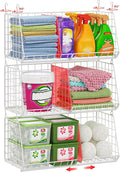 23.62” Extra-Long Under-Shelf Hanging Laundry Basket Organizer, Fits Wire