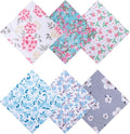 6PCS Thickened Glasses Cleaning Cloth Elegant Flower Design Microfiber Cleaning