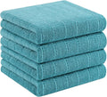 Homaxy 100% Cotton Terry Kitchen Towels, Checkered Designed, Soft and Super