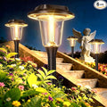 2026 New Solar Pathway Lights Outdoor 6 Pack Solar Lights Outdoor Waterproof IP65 Upgraded Bright LED Auto On/Off Modern Garden Lights Solar Powered Light for Yard Lawn Walkway Driveway Patio Decor