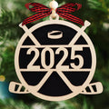 Ice Hockey Ornaments for Christmas Tree - Hockey Christmas Ornament, Hockey Decor for Sports Players - Holiday Ornaments Tree Decoration - Winter Sports Gifts Fans and Athletes