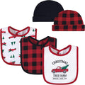 Hudson Baby Unisex Baby Cotton Bib and Headband Set