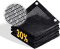 VICLLAX 30% Shade Cloth, 4x22FT Durable Black Mesh Trap with Every 3 FT Grommet, Sun Shade Fabric Netting for for Plants Cover, Greenhouse, Chicken Coop, Barn Kennel, Garden Patio
